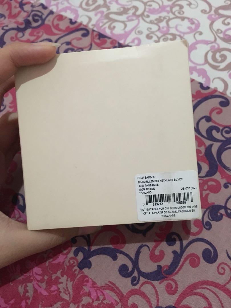 Olivia Burton Bee Necklace Silver Kalung Barang Mewah Aksesoris Di Carousell