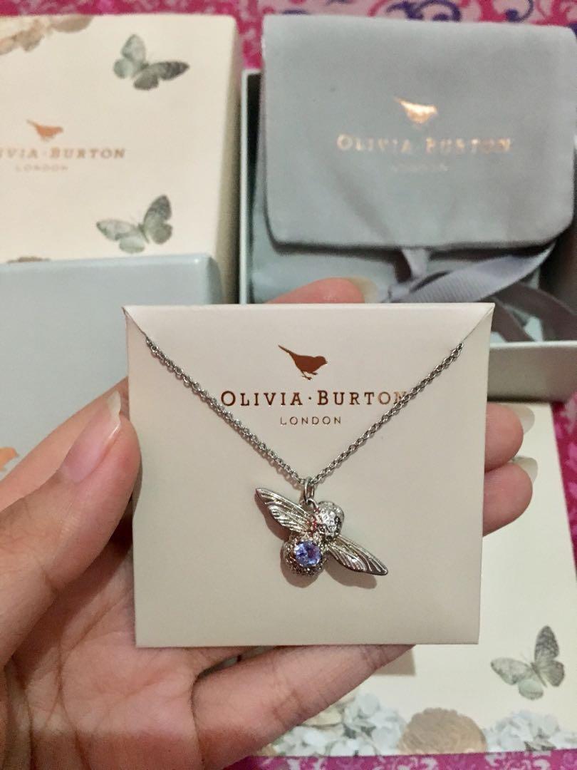 Olivia Burton Bee Necklace Silver 