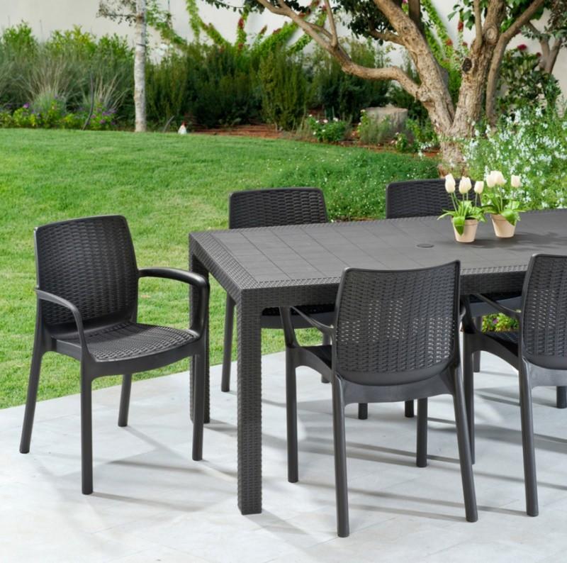 Outdoor Furniture Set Table 4 Chair Dining Cheap Keter Balcony Terrace Patio Bali Furniture Home Living Furniture Chairs on Carousell