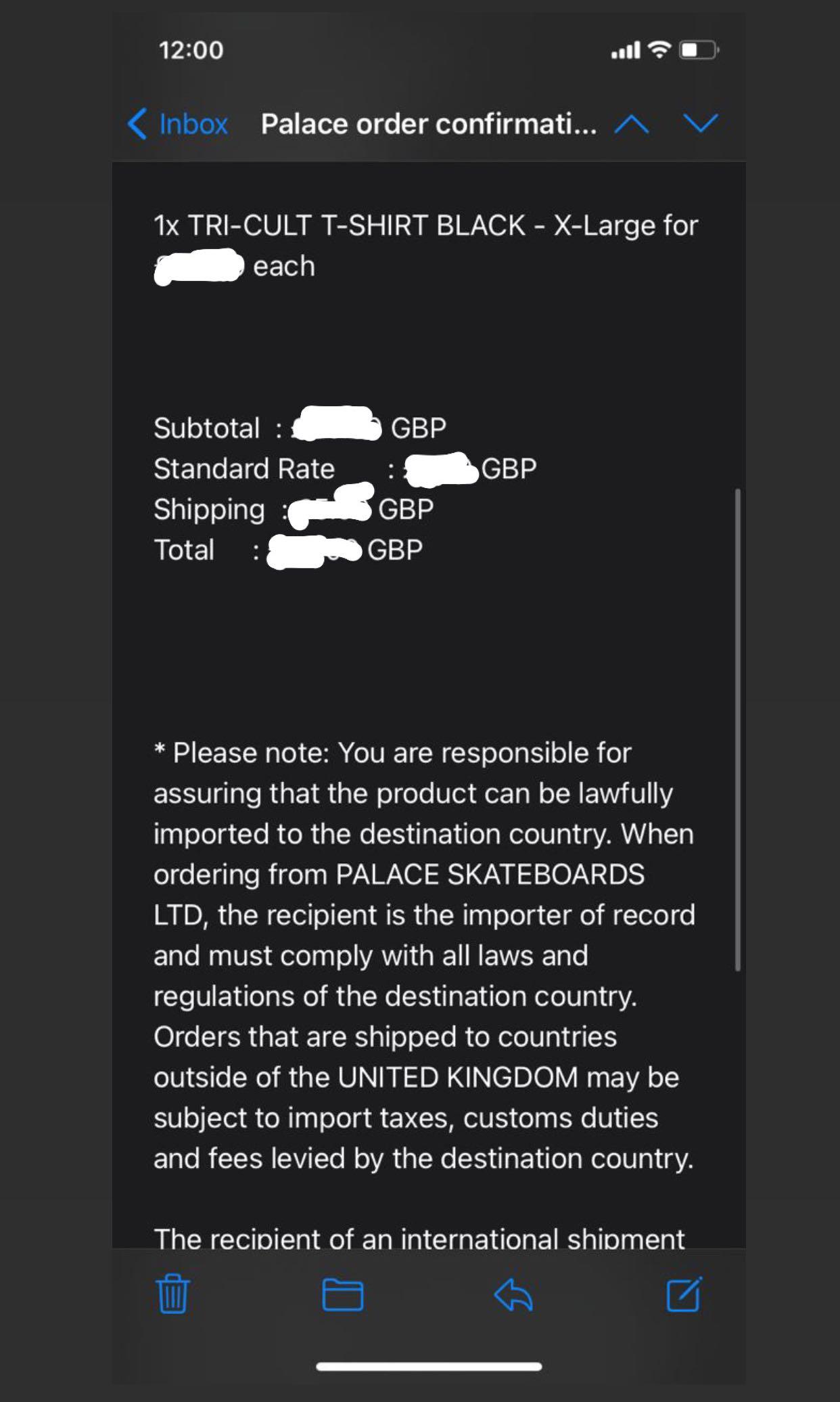 palace tri cult t shirt