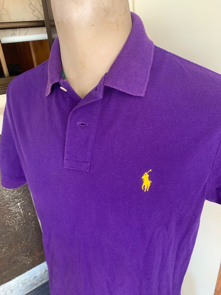 polo ralph lauren purple t shirt