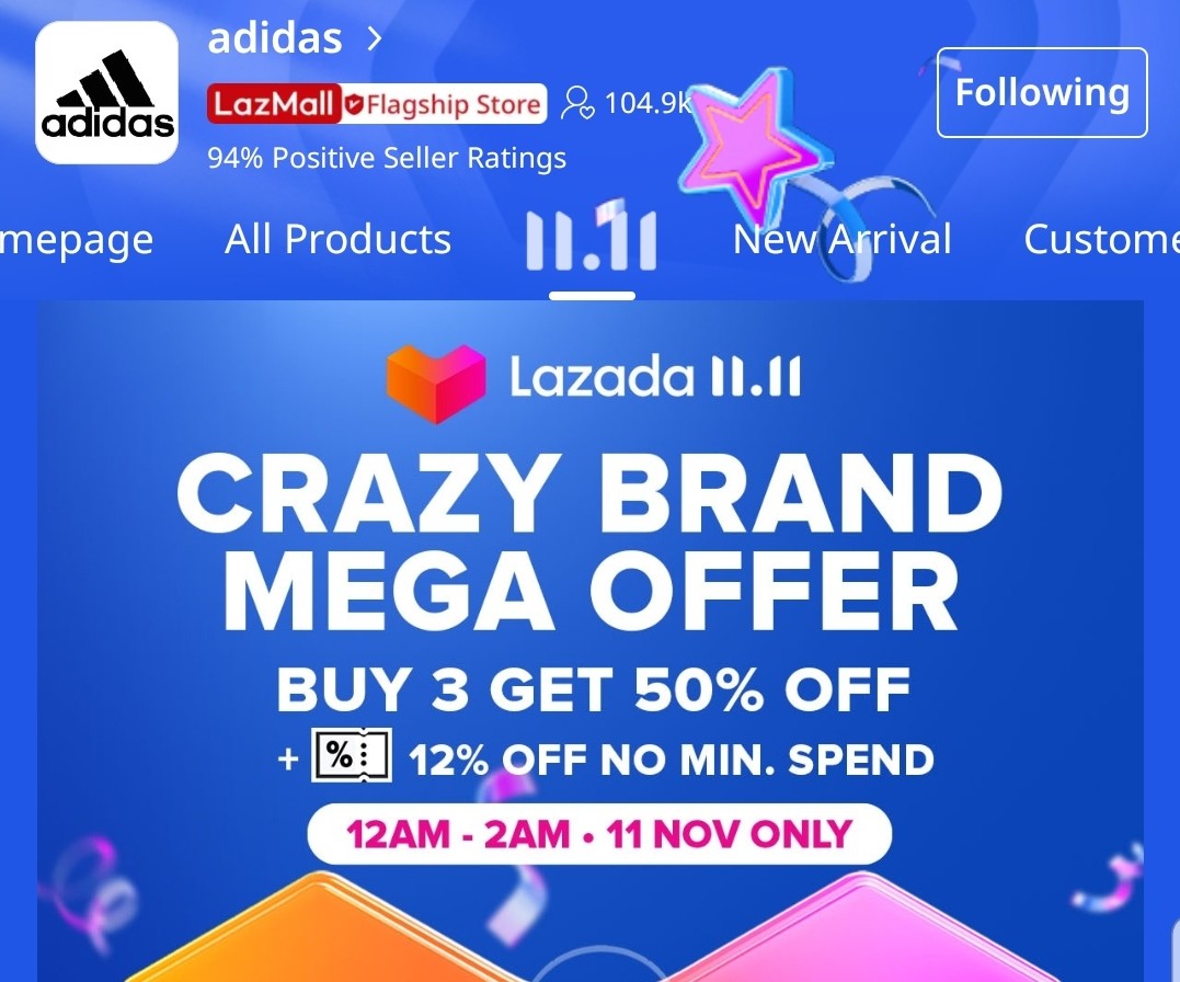 adidas flagship store lazada