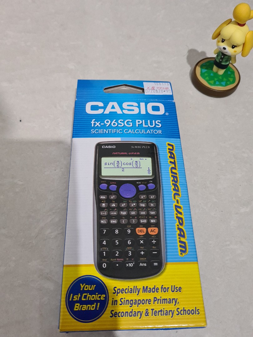 Casio calculator fx 96sg plus popular bookstore cheap