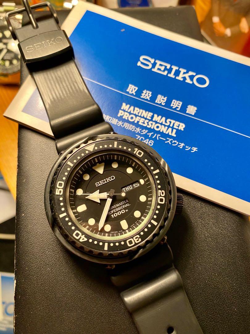 Seiko Marinemaster Darth Tuna SBBN025, Men's Fashion, Watches &  Accessories, Watches on Carousell