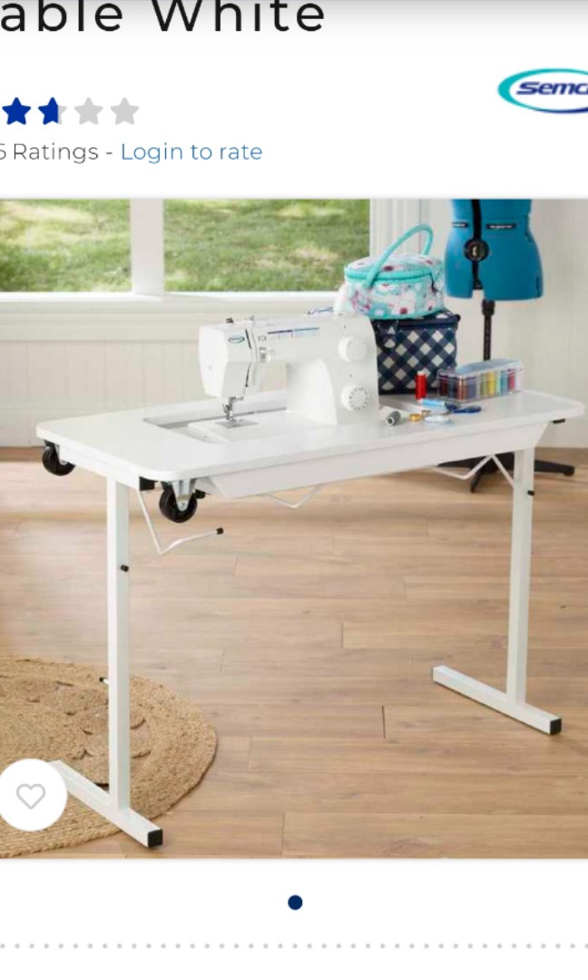Semco adjustable compact shop sewing machine table