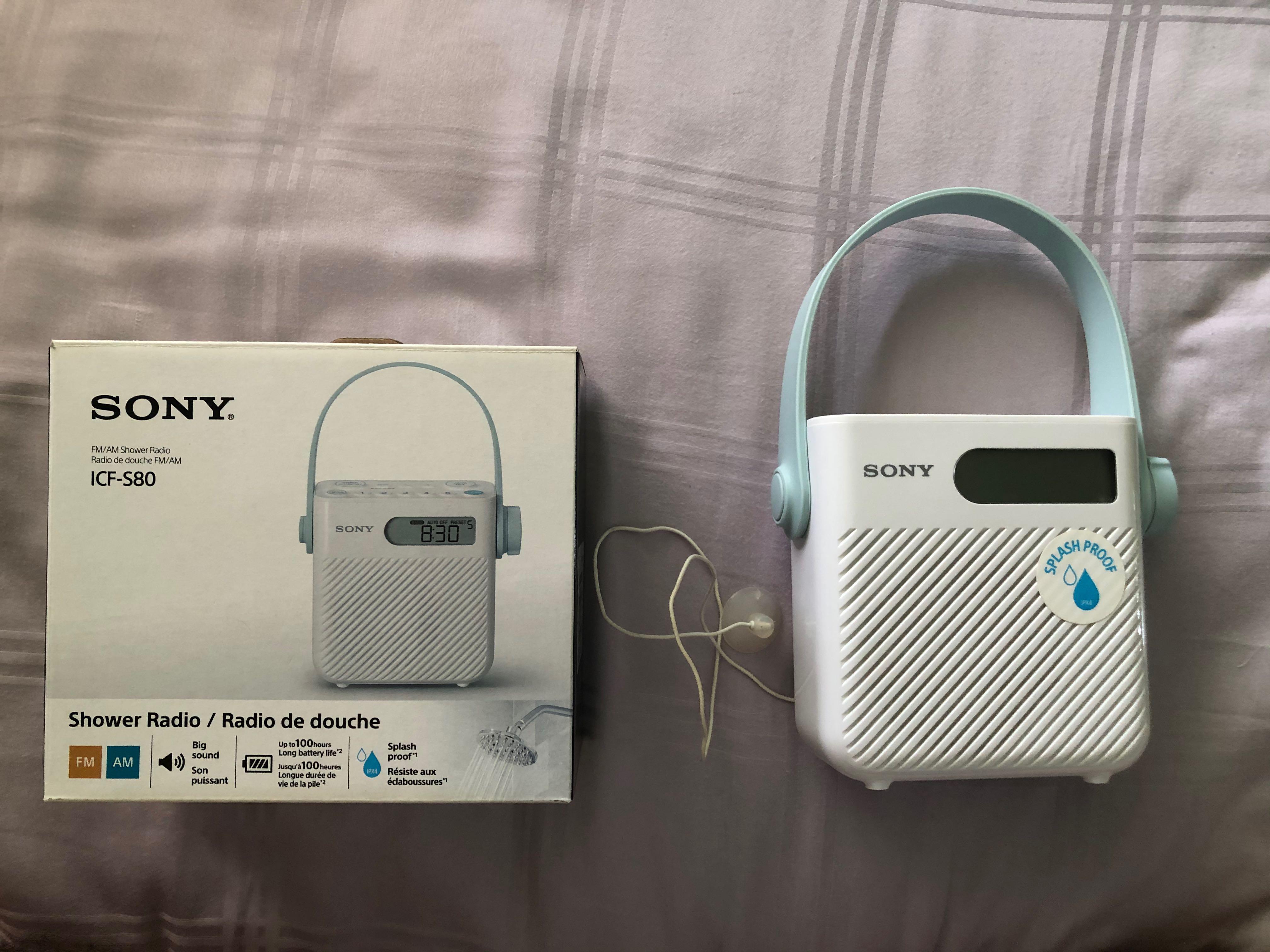 Sony shower radio (ICFS80), Audio, Portable Music Players on Carousell