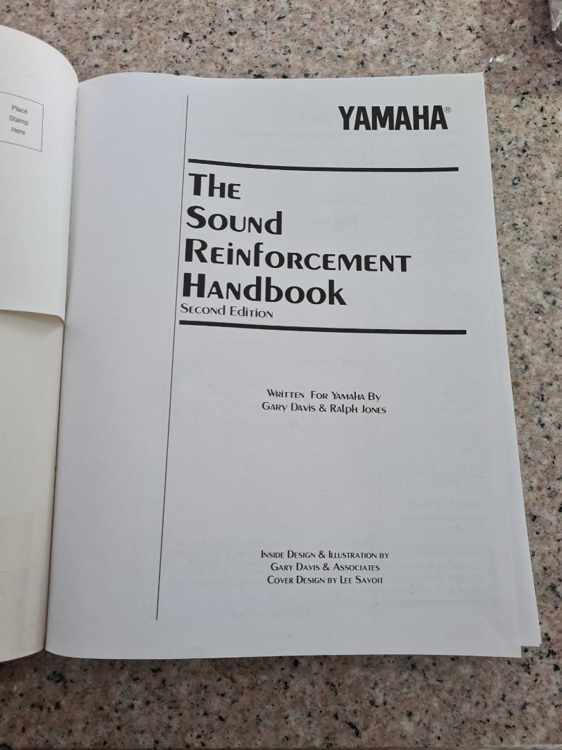 Sound Reinforcement Handbook Yamaha, Hobbies & Toys, Books & Magazines