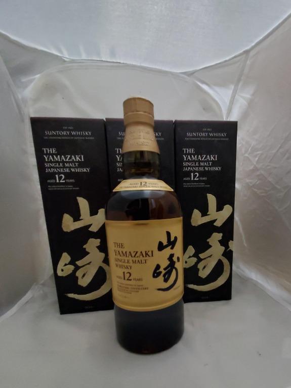 日版suntory三得利山崎12年威士忌連盒 適合白州18山崎10 竹鶴25響17 21 30年 宮城峽余市15 愛好者 嘢食 嘢飲 酒精類飲品 Carousell
