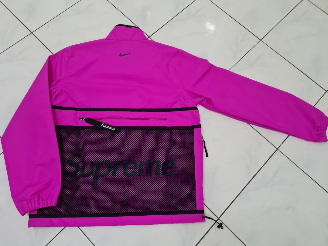Supreme Nike Trail Running Jacket Pink Men's Size M