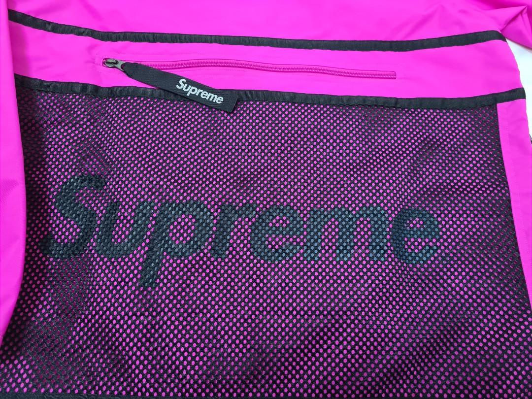 Supreme nike trail sale running jacket pink