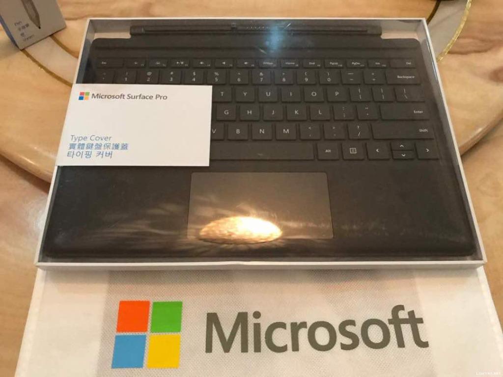 Microsoft Black Type Cover For Surface Pro Pro 3 4 5 6 7 Electronics Computers Laptops On Carousell