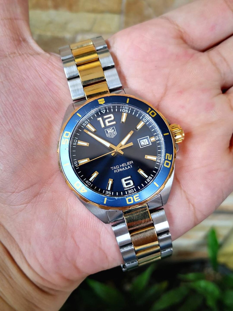 Tag heuer formula shop 1 blue gold