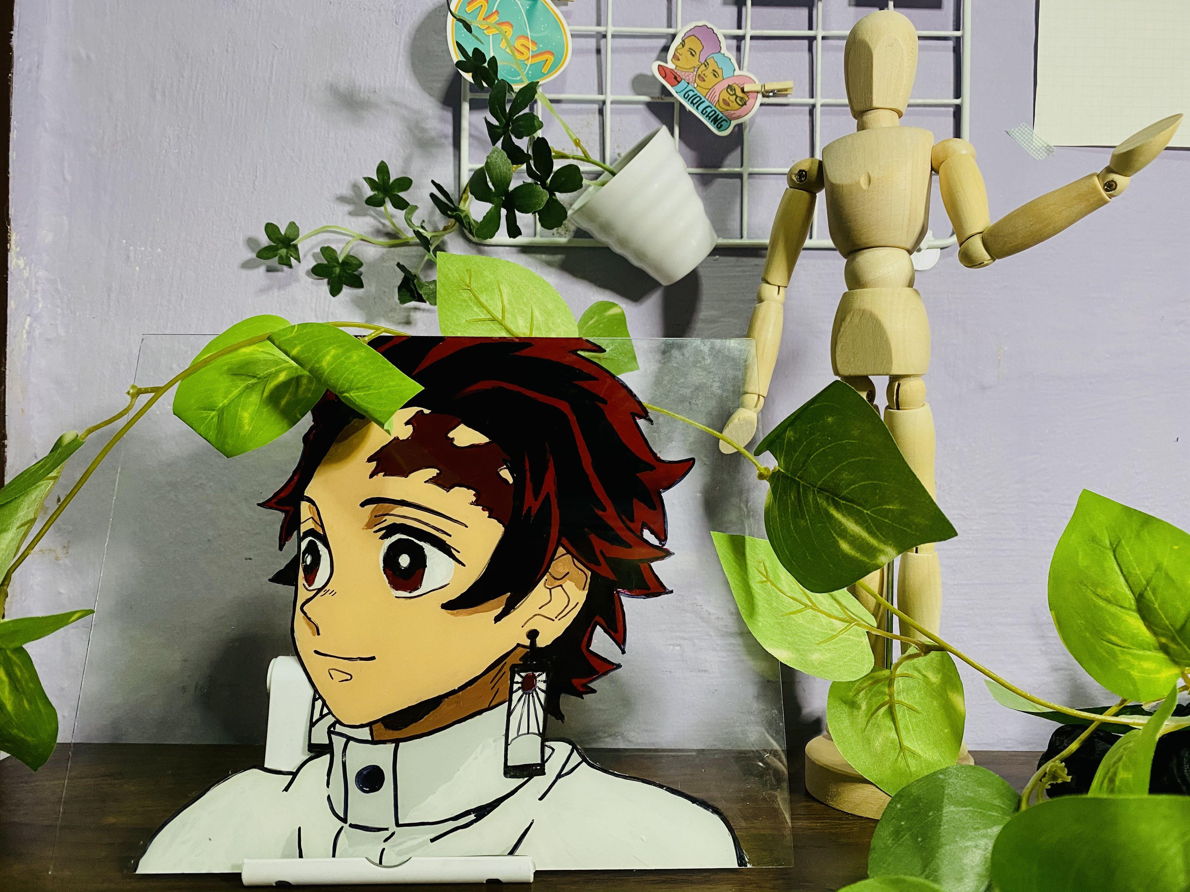 Tanjiro Glass Art Painting Entertainment J Pop On Carousell Check out amazing demonslayer artwork on deviantart. tanjiro glass art painting