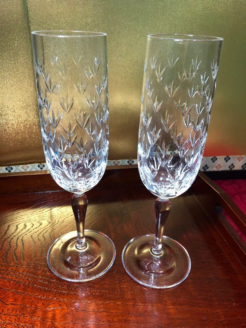 tiffany and co wine glasses