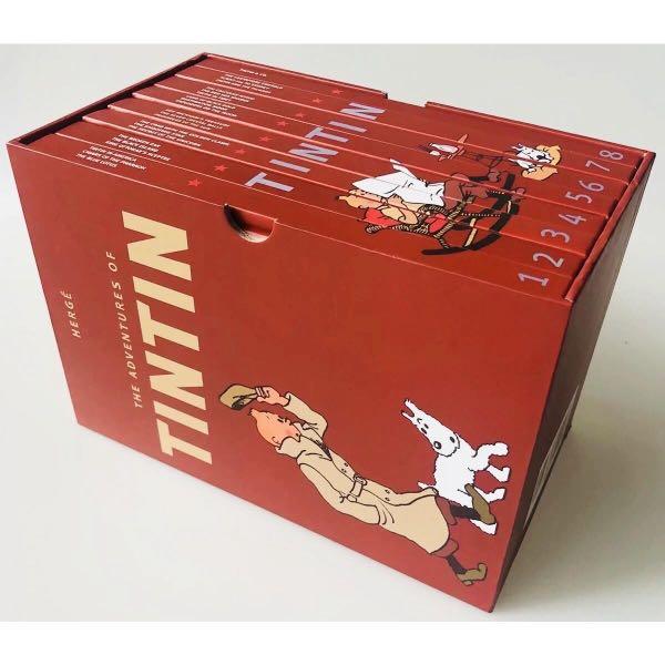 現🌈 The Complete Advetures of Tintin (23 books),The Adventures of Tintin (8  books, hardcover.tin tin. Tintin Collection - The Adventures of Tintin box  set 丁丁歷險記(8冊), 興趣及遊戲, 書本