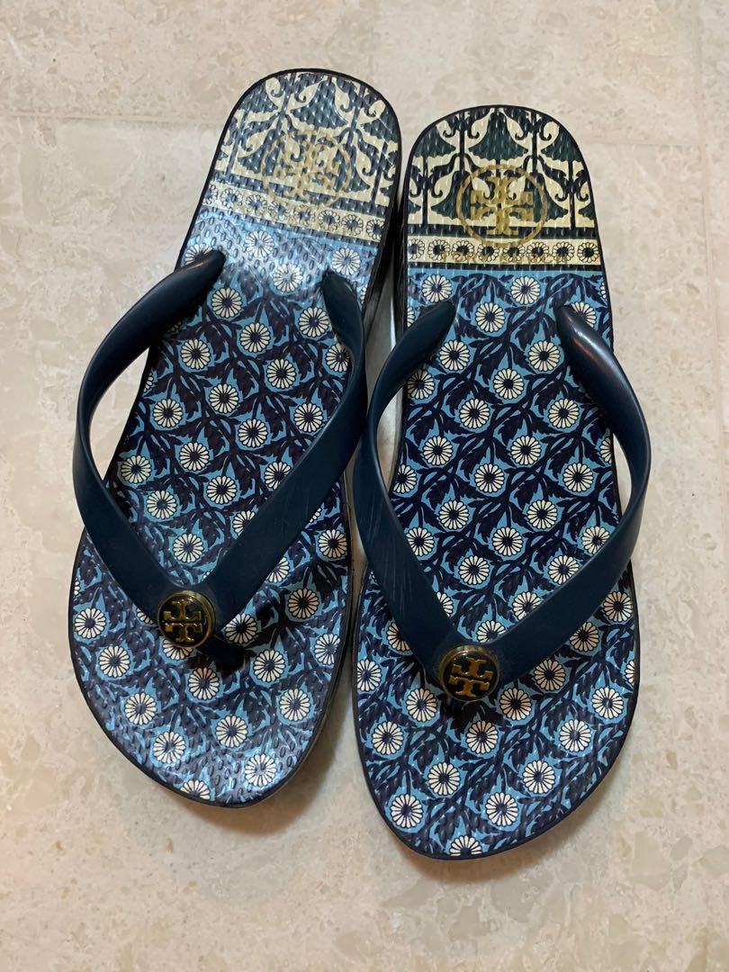 Tory burch bandana flip flops cheap