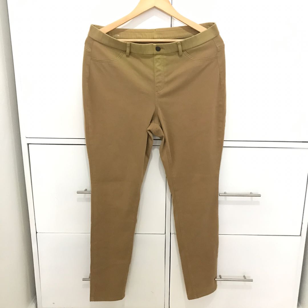 dark khaki trousers