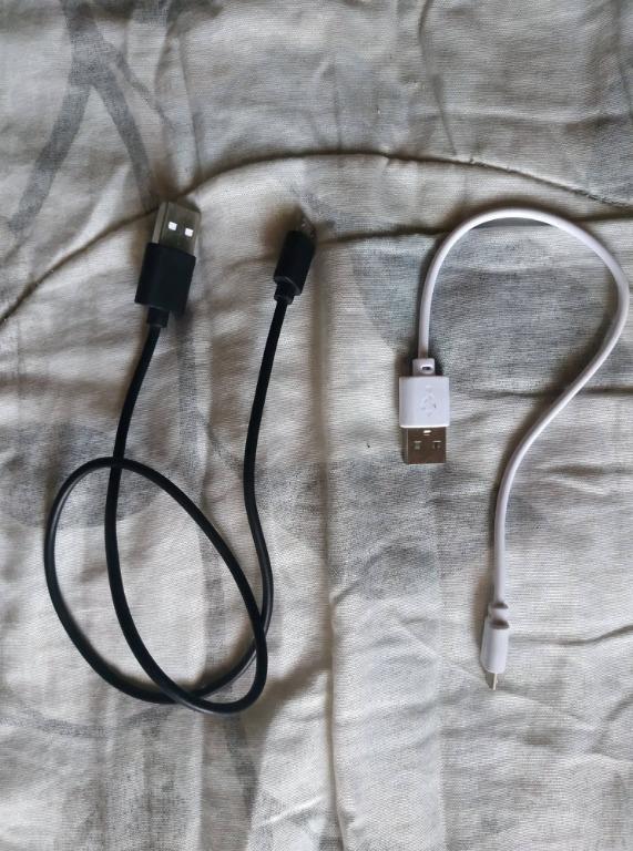 USB Type C Micro Charger Cable (Category: Chargers) located in Pasig City. Submitted by phoutdoorequipments (Listing ID 1046171467, Image 1). Description: Condition: New Stock Extra Cables RFS: Decluttering Color White and Black For Additional Info Call or Text: • 09206580222 - Smart • Or PM Me Here Always Online. For pick up or ship via grab or lalamove around manila. Location: • Countryside Avenue Ortigas Extension Pasig City. • Malapit sa Supe