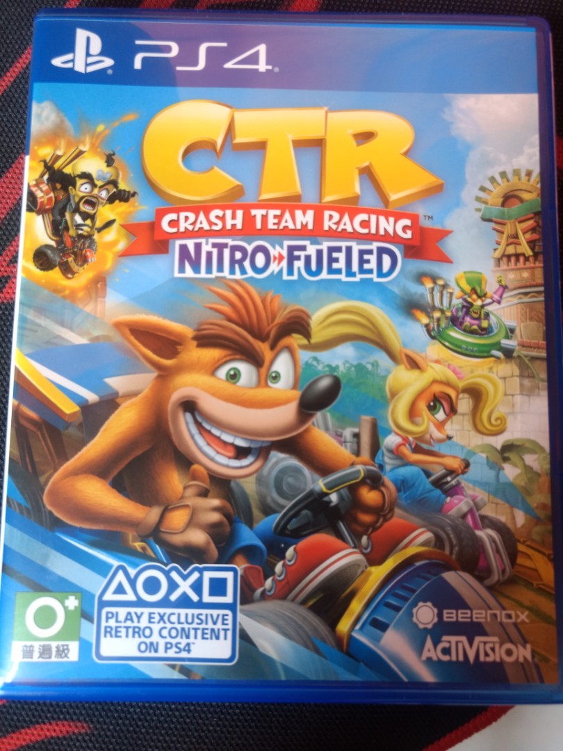Crash team racing ps4 used clearance