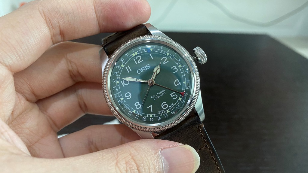 Used oris big crown pointer deals date