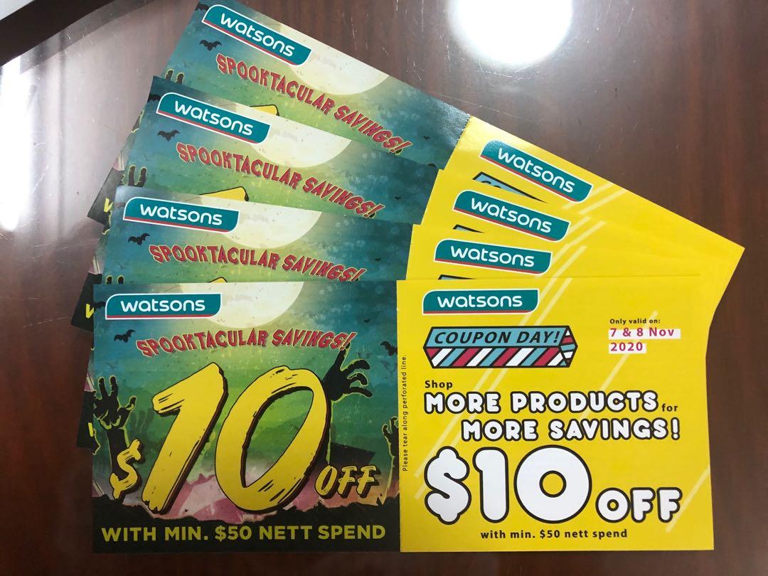 Watsons Coupons, Everything Else on Carousell