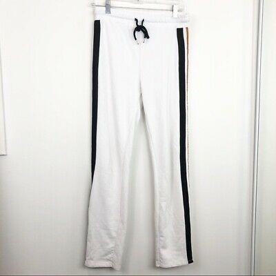 cotton white joggers