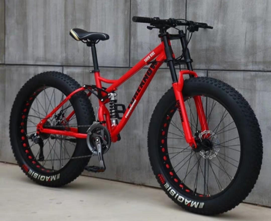 6.6 sales 26er 24er full suspension fat bike bicycle cycle mtb trail sand snow bike fat mtb