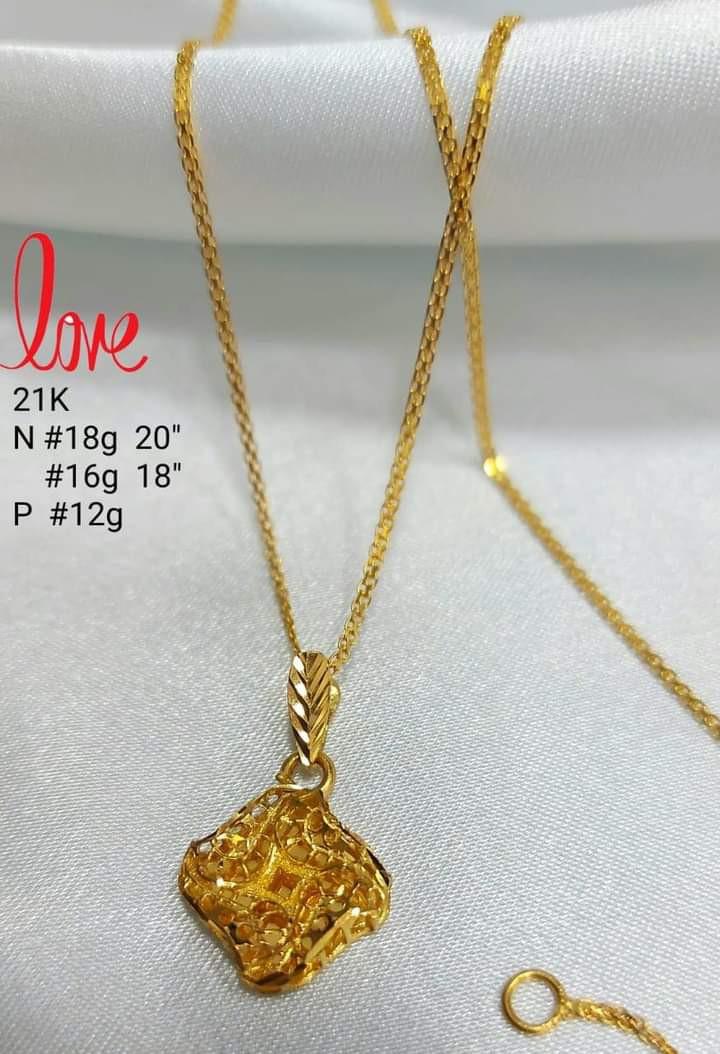 Khatyz Shop - ♥️❤️ Saudi gold necklace 21k 💯 Saudi 21k