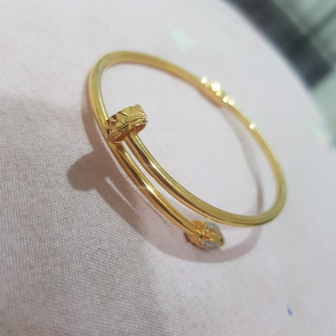 916 bangle cartier paku, Women's Fashion, Jewelry ...