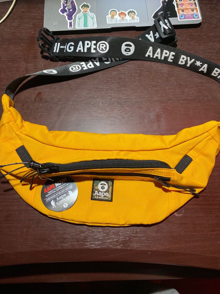 Aape sling bag, Men's Fashion, Bags, Belt bags, Clutches and Pouches on ...