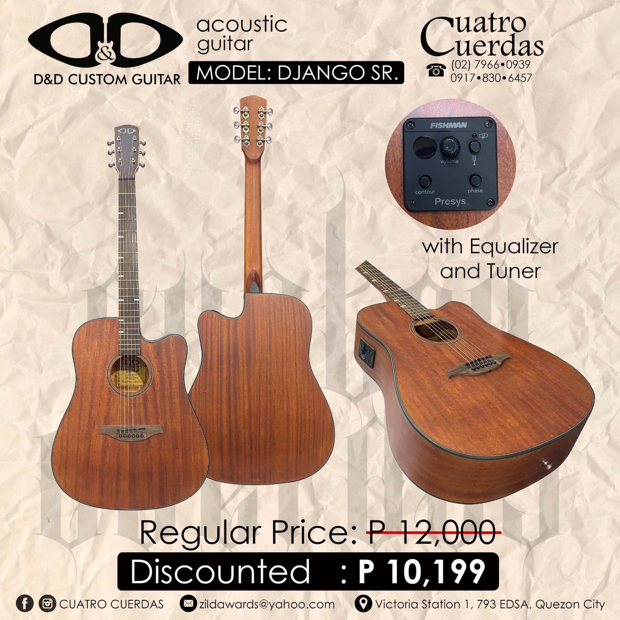 Django outlet acoustic guitar