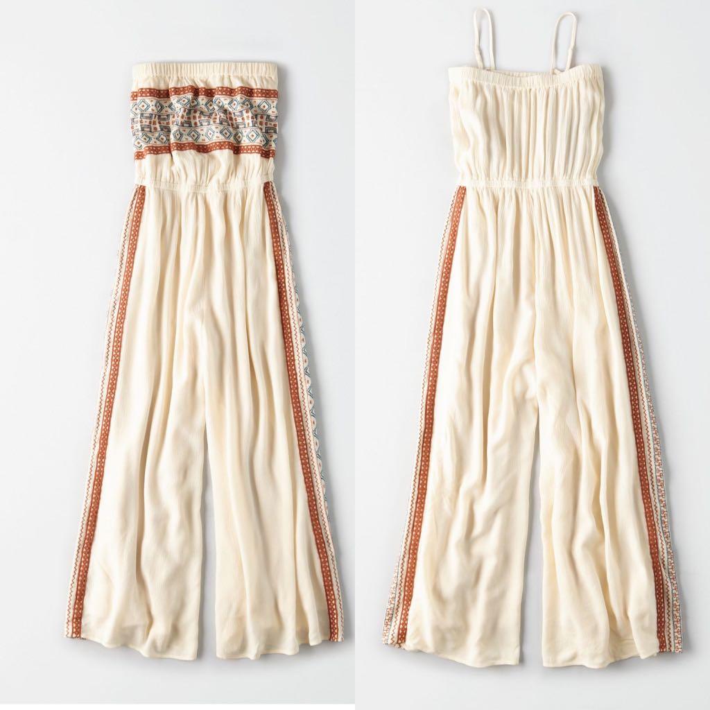 Ae embroidered shop tube jumpsuit