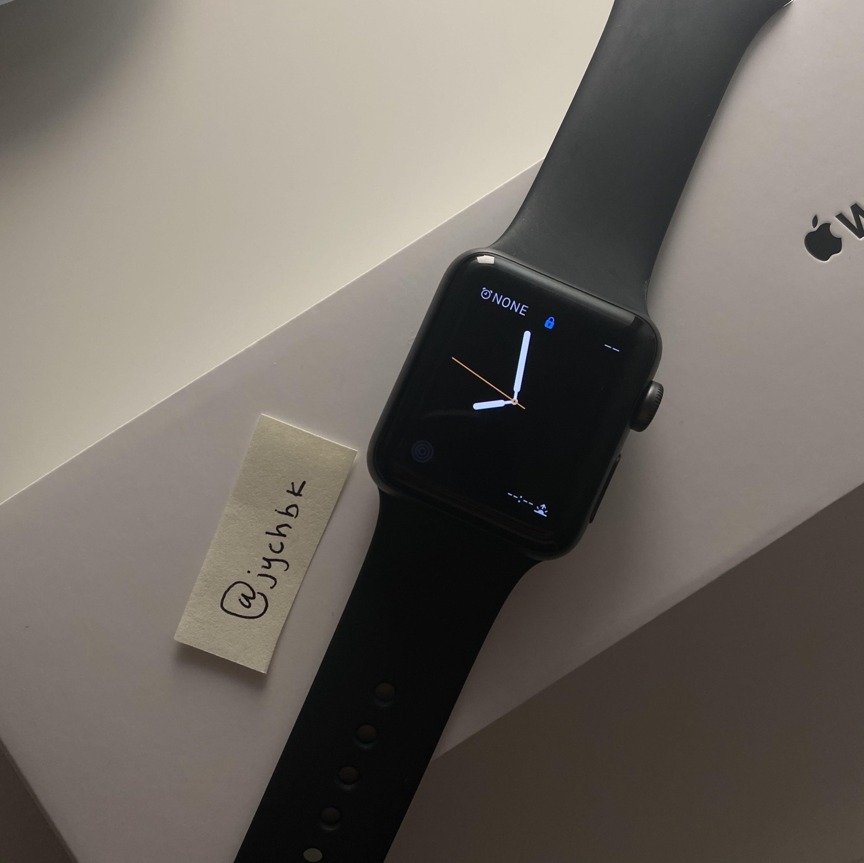 Apple watch series 3 black 38mm store
