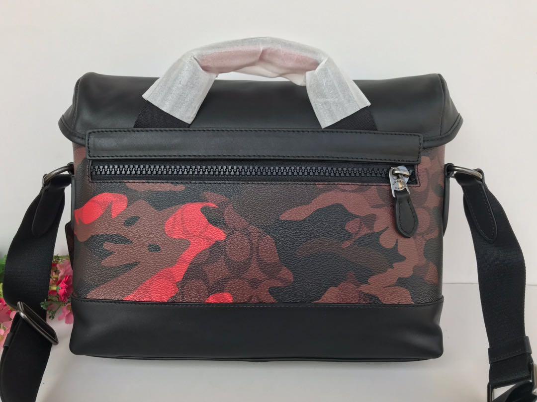Red crossbody bag discount men