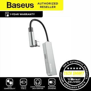 Baseus L53 USB-PD Type-C to 3.5mm Silver Headphone Jack / Audio DAC / Charging Cable