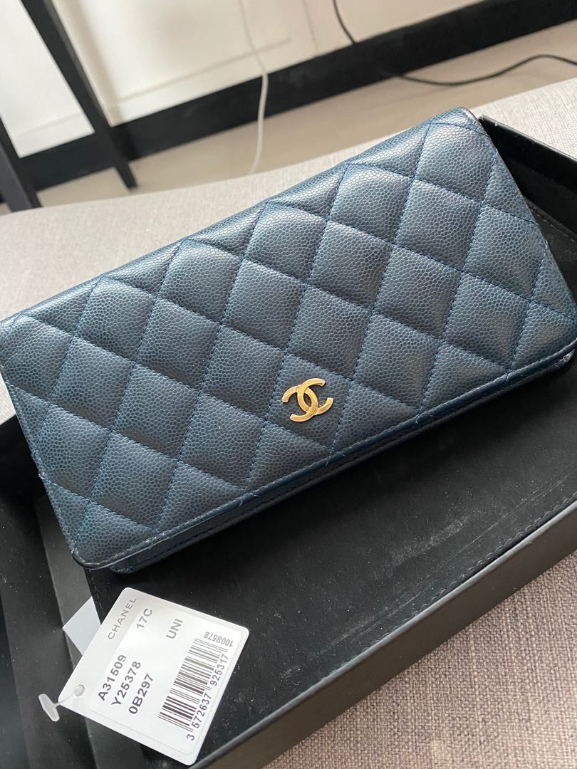 Chanel Long Wallet Luxury Bags  Wallets on Carousell
