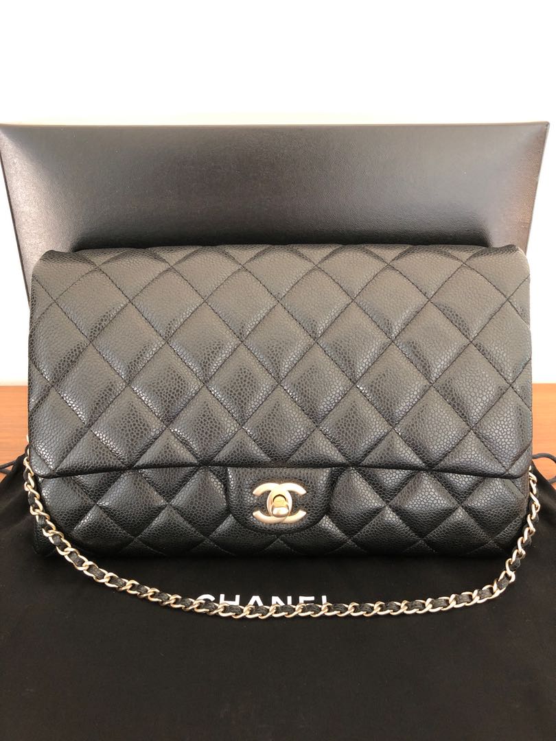 Chanel timeless clutch best sale with chain
