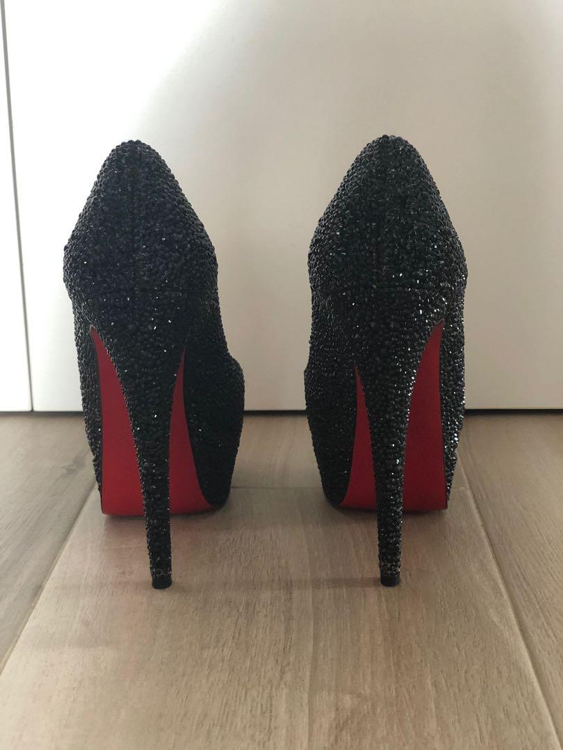 Christian louboutin hotsell crystal pumps