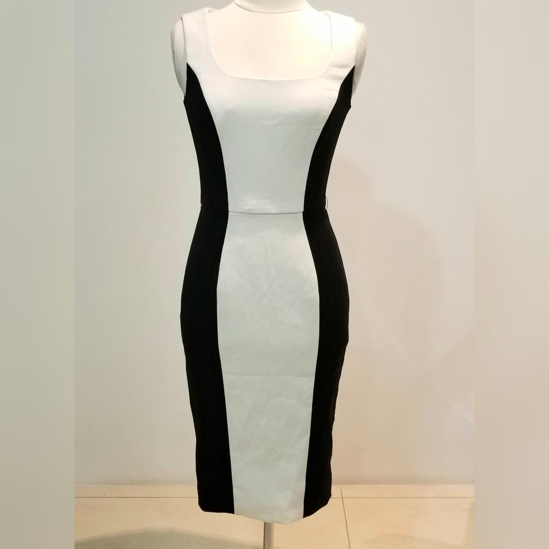 Cue black and white dress Clearance