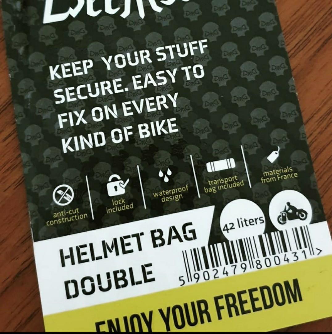Deemeed 42L helmet gear bag, Motorcycles, Motorcycle Accessories on