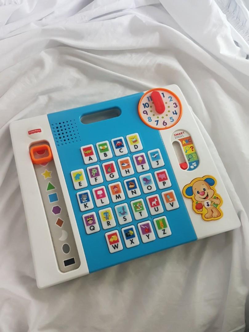 FISHER PRICE learning toy laugh and learn puppy's a to z smart pad