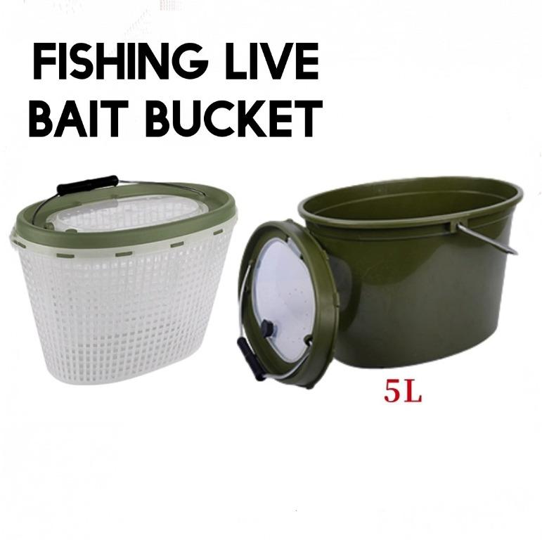 Fishing live bait bucket