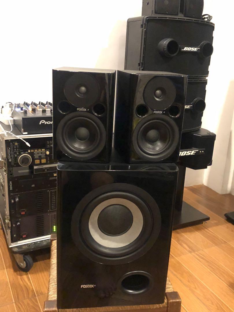 FOSTEX PMO.4n + PMO.5 8” Sub MK II Active Professional Studio