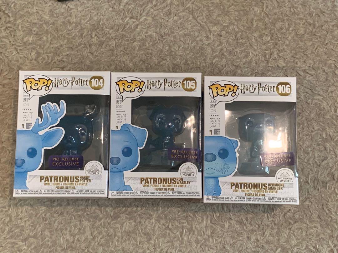 Funko Pop Patronus Set Pre Release Sticker Hobbies Toys Toys Games On Carousell