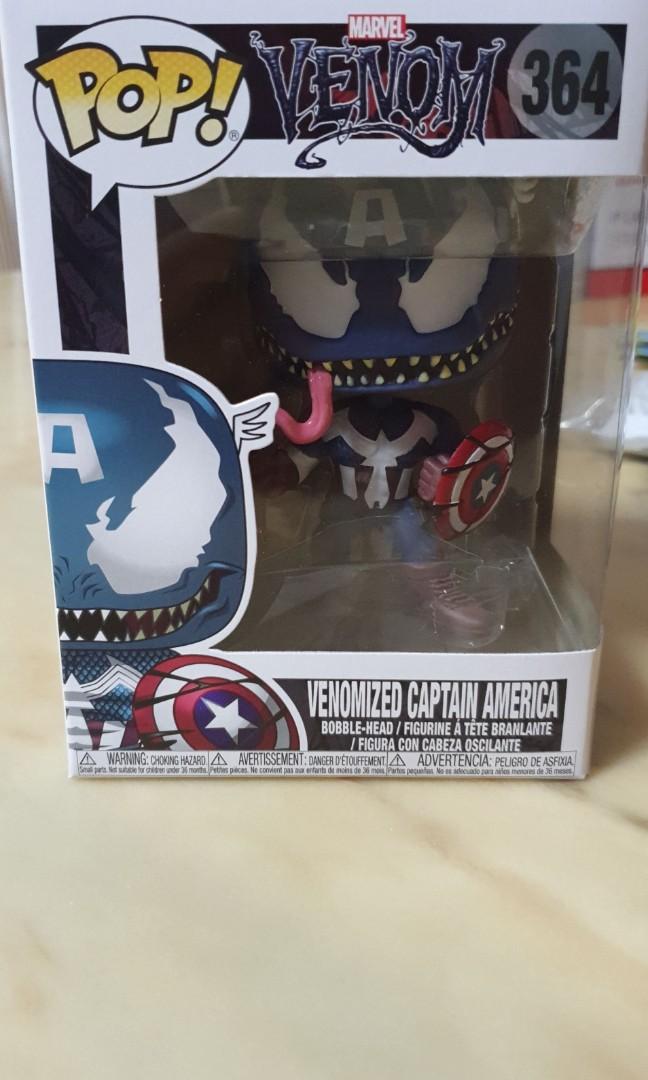 venomized captain america pop price