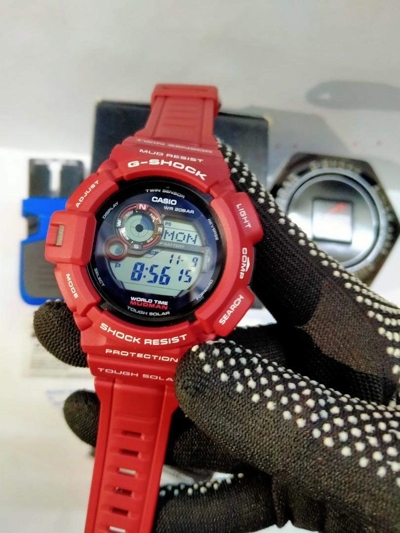 G Shock G9300 1 dr Mudman Bnb RD Original Men s Fashion Watches