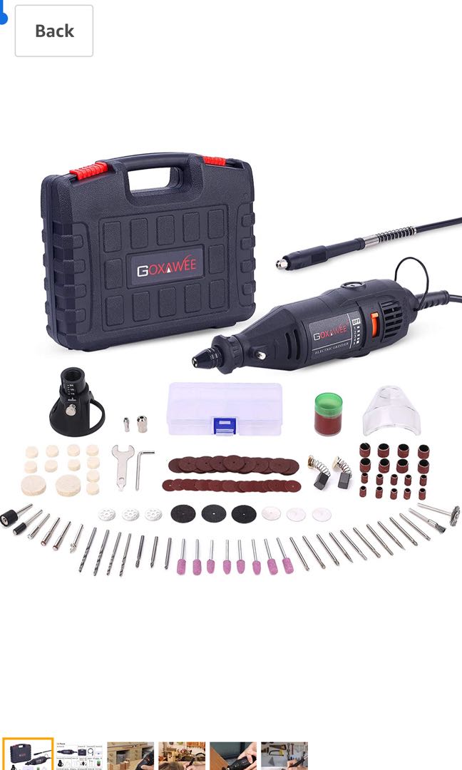 GOXAWEE Rotary Tool Kit, Furniture & Home Living, Home Improvement