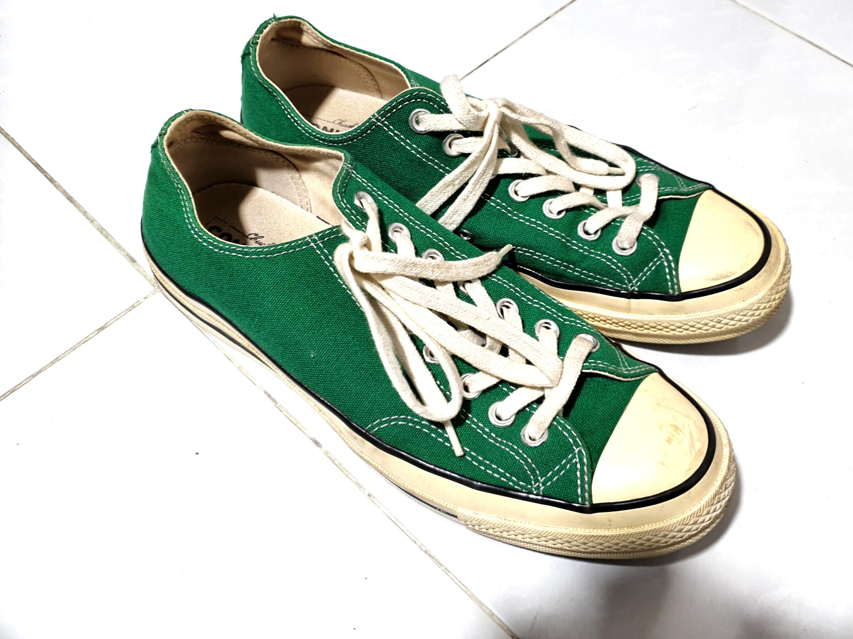 green low top converse