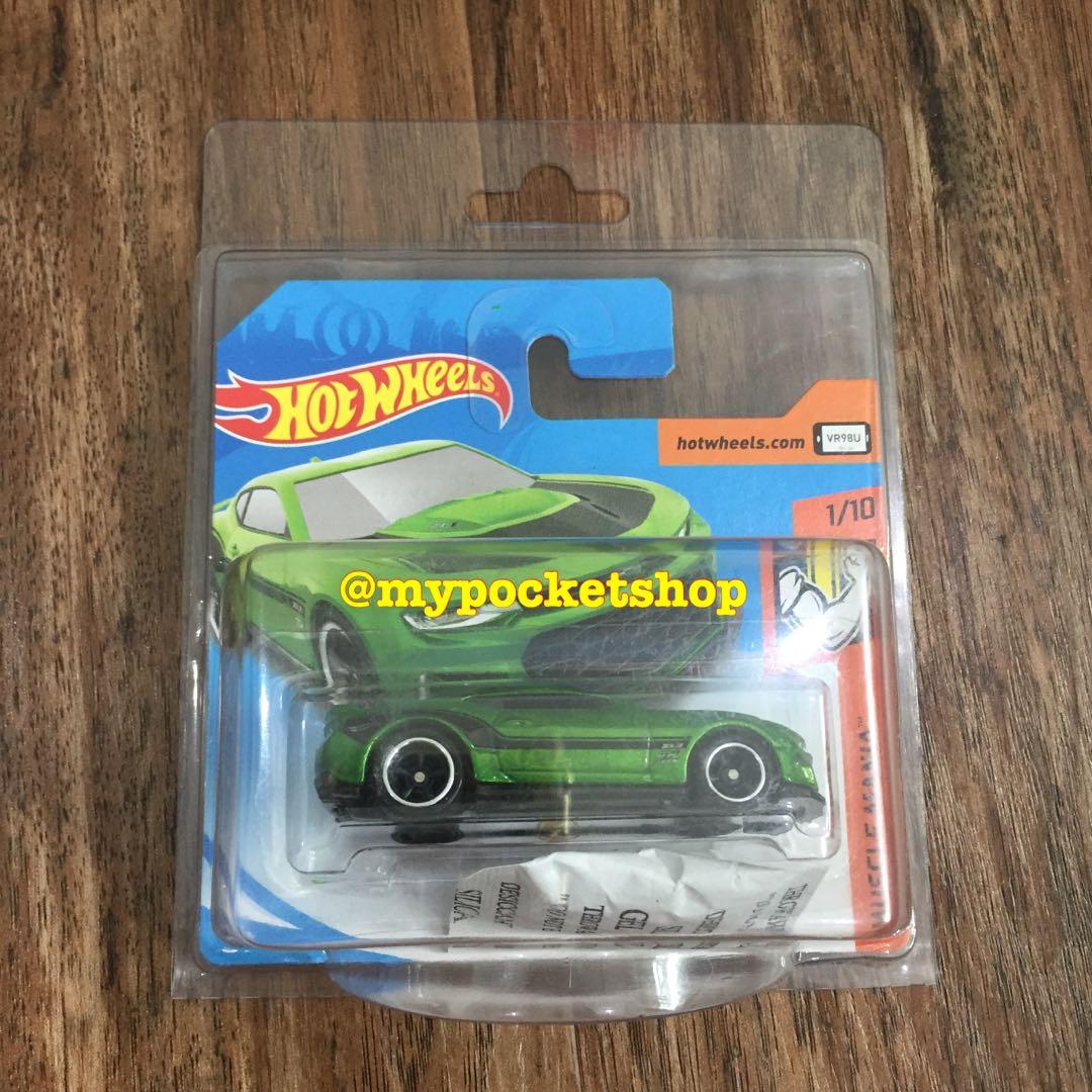 (SOLD) Hot Wheels 2017 CAMARO ZL1 - STH / 2017 Hotwheels Super Treasure  Hunt / Euro Short Card Variation / Vhtf