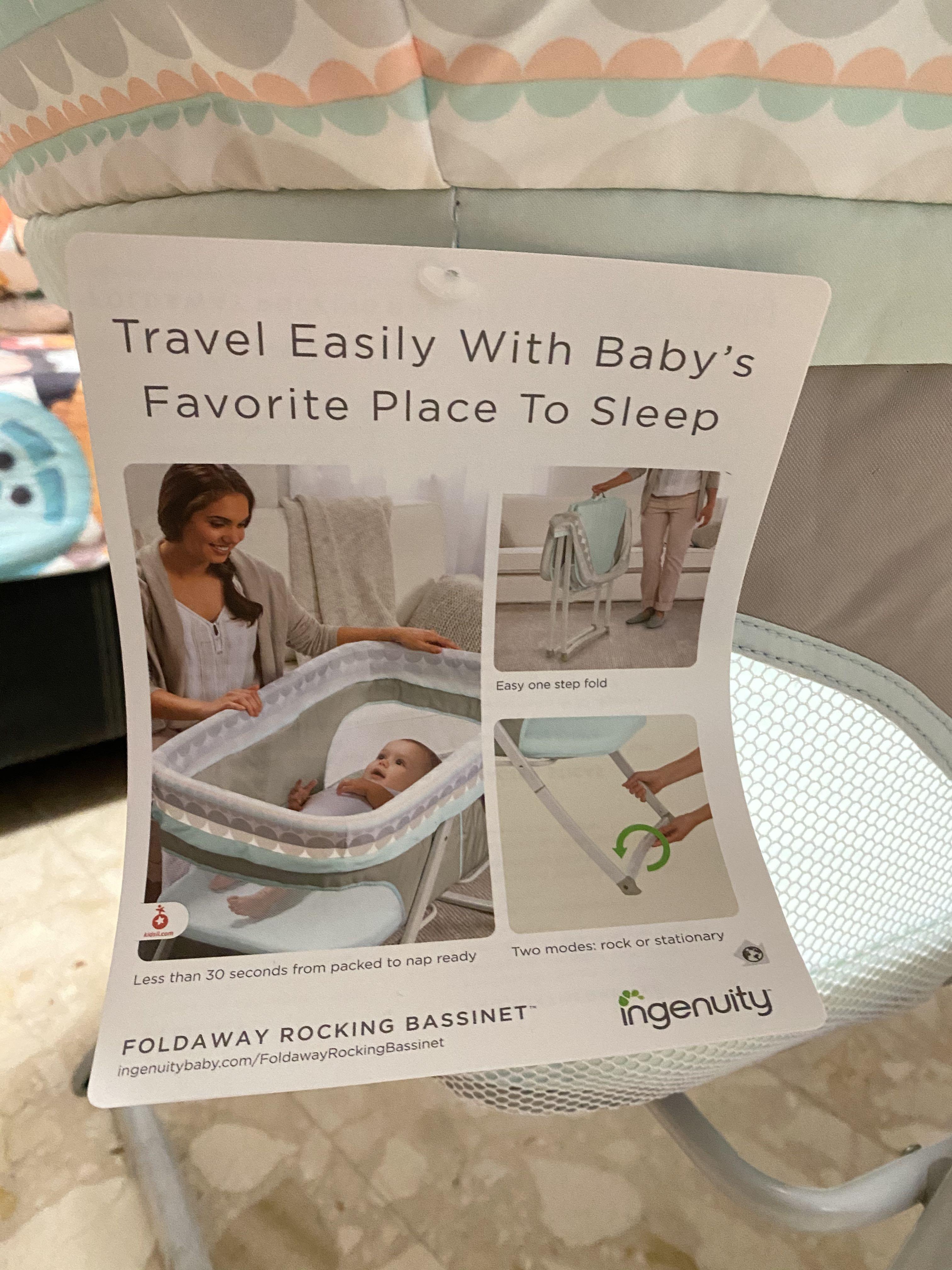 ingenuity folding bassinet